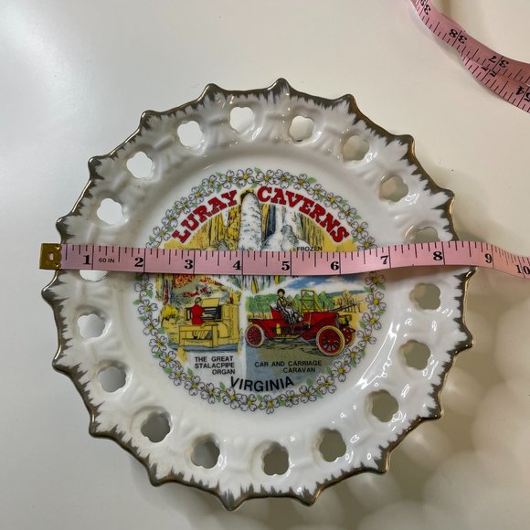 Vintage LURAY CAVERNS Virginia Decorative Display Plate - Picture 3 of 8